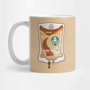 Caramel Iced Coffee Drink IV Bag Mug